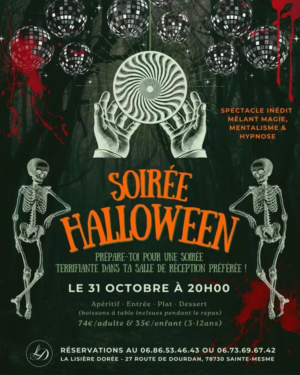 Soirée Halloween à La Lisière Dorée 🎃